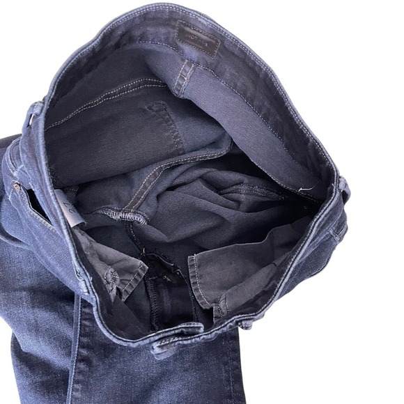 Mother High Waisted Looker Ankle Fray Skinny Jeans Last Call Size 27 Blue - Picture 6 of 15